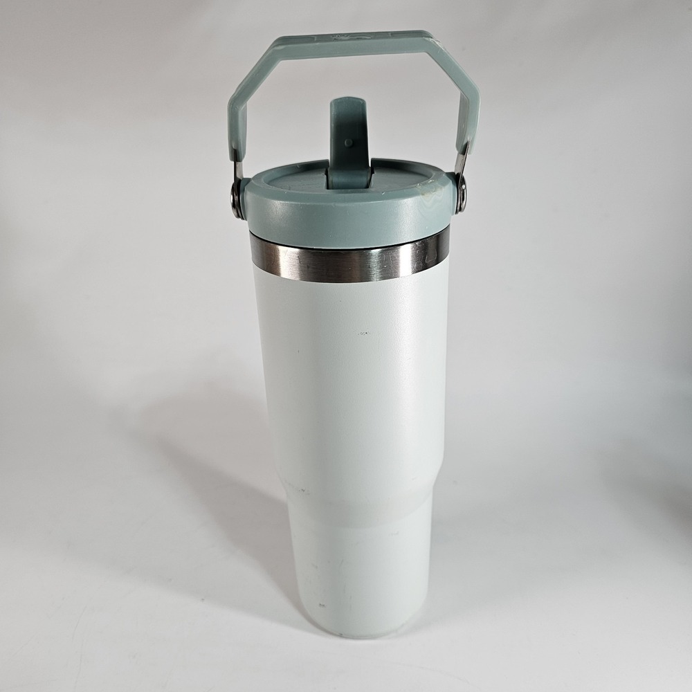 Stanley MIST The IceFlow Flip Straw Tumbler 30oz Light Blue Insulated Cup Handle - Picture 5 of 10